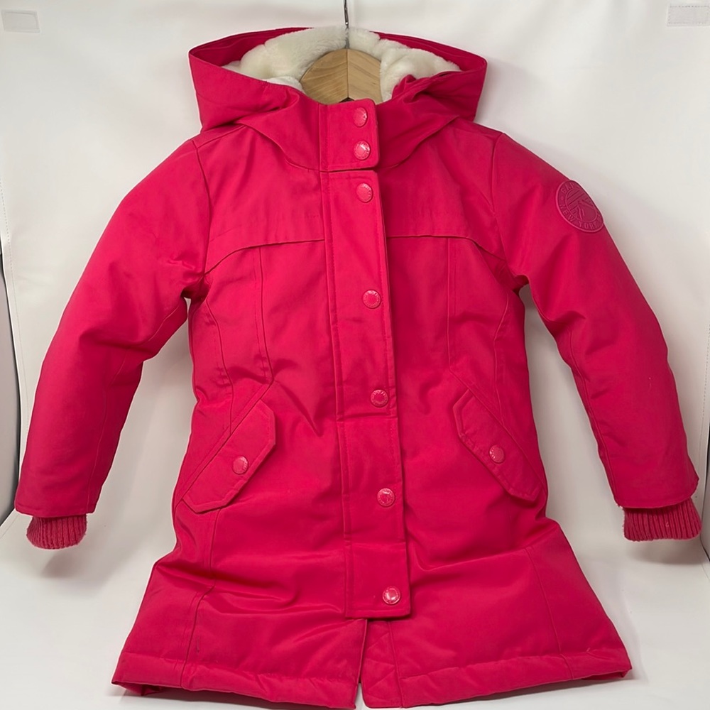 Gap kids Cozy Parka Jacket pink hibiscus XS